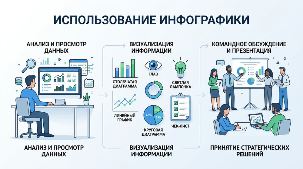 Использование инфографики